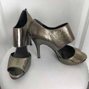 Formal Silver Metallic Heels